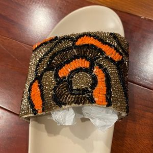 Aldo floral print slides